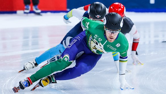 Brendan Corey represents Australia in a world tour event in Milan earlier this year.