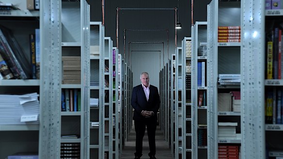 Booktopia chief executive Tony Nash: The online bookseller faces a Federal Court case brought by the ACCC.