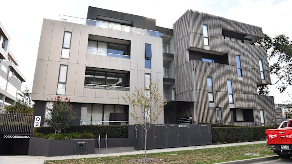 The Blackburn apartment block.