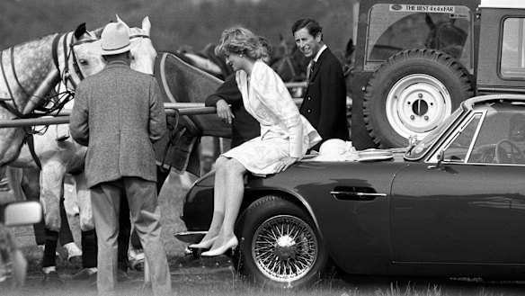 Princess Diana and Prince Charles at Ascot in 1986.
