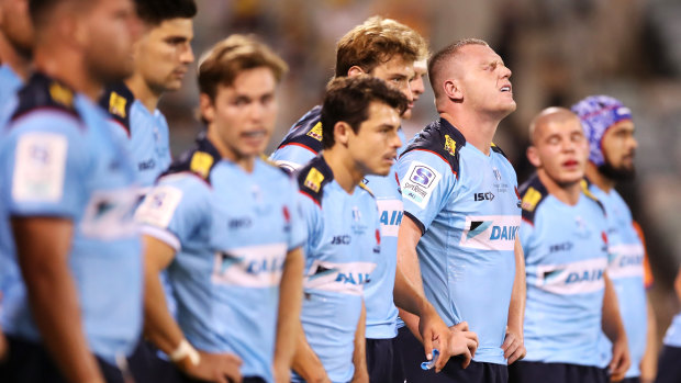 The Waratahs have slumped to four straight losses to start the Super Rugby AU season.