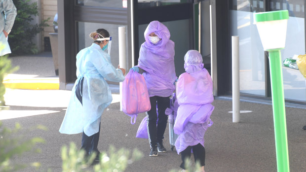 The Holiday Inn at Melbourne Airport was evacuated and closed for cleaning on Wednesday.