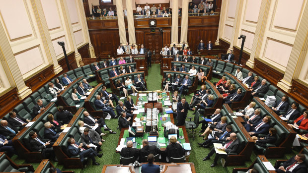 Opening of Victoria’s 59th Parliament.