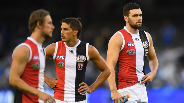 The Saints were smashed by North Melbourne on Good Friday. 