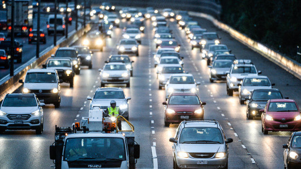 Melbourne's roads are straining under the surge in population, with the city hitting 5 million people this month.