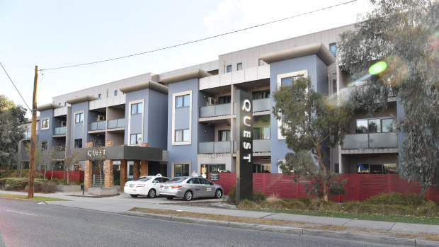 The apartments in Glen Waverley.