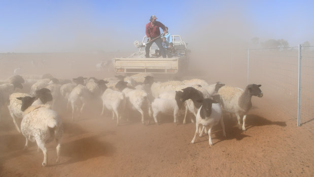 Farmers are being hit with a one-two punch as higher fuel prices add more costs to farms struck by the drought.