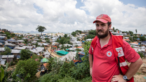 34-year-old Perth engineer Samuel Cleary in Cox's Bazar, Bangladesh.