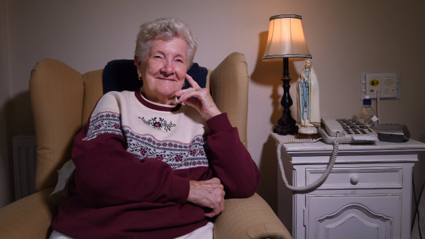 Patricia Pope, 86, is in aged care in North Parramatta.