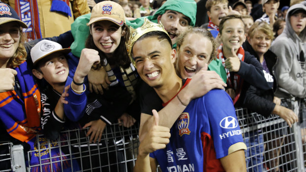 Joe Champness has been a popular figure with Newcastle Jets fans, but there is a chance they may never see him again.