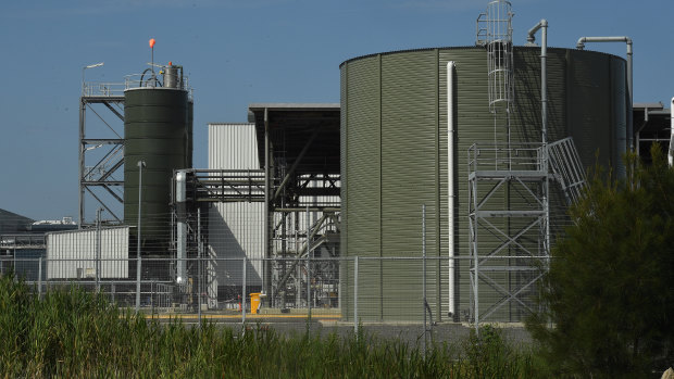 The Sydney Desalination Plant at Kurnell has been running at capacity since July and provides about 15 per cent of the city's water.