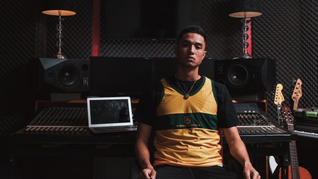 Rhymes of passion: injured Newcastle winger Joey Champness will combine his love of football and hip-hop on Saturday night.