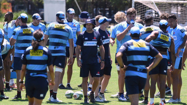 Band back together: The Waratahs' Test players are available for selection for the first time since their return.