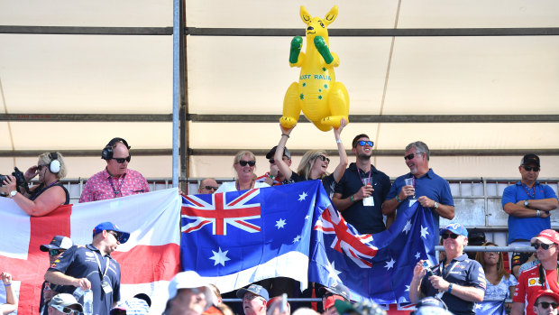 Almost 300,000 fans attend Albert Park over the four days, according to the AGPC.