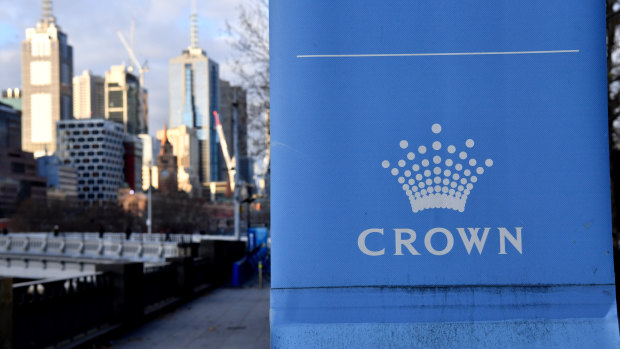 Crown Melbourne’s casino licence is in the firing line. 