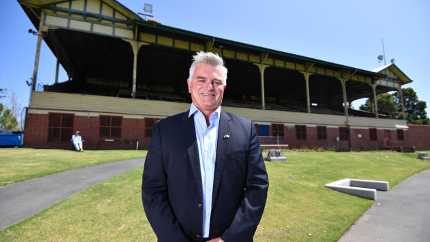 Big plans: Cricket Victoria’s Andrew Ingleton says they want to refurbish the Junction Oval’s Kevin Murray Stand.