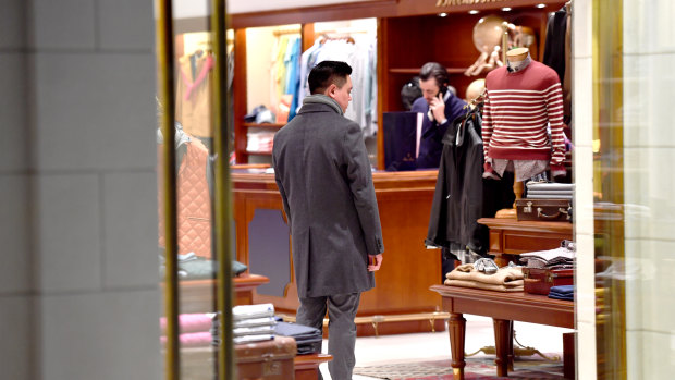 Brooks Brothers in Emporium was reopened on Monday.