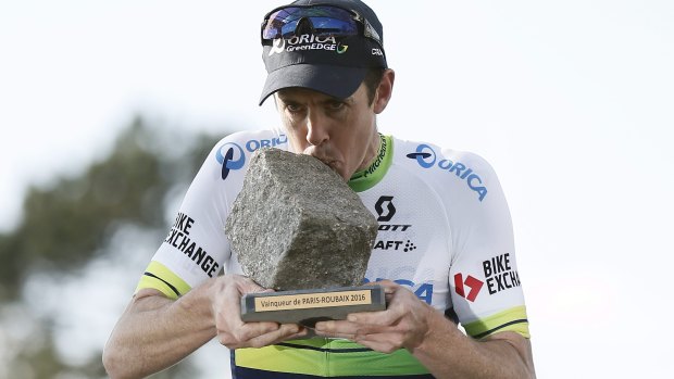 Paris-Roubaix winner Mathew Hayman would love to retire with the national jersey on his back.