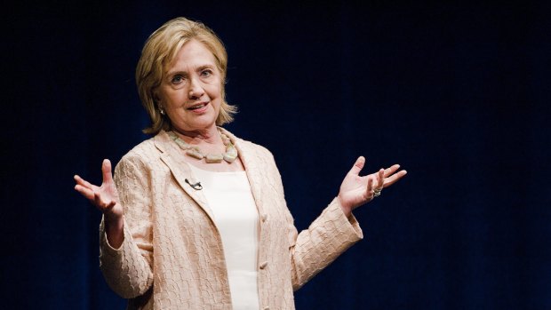 Hillary Clinton speaks in Austin, Texas, in June.