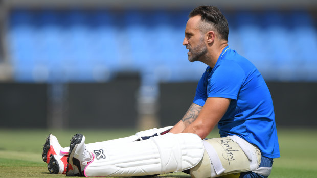 Faf du Plessis' future as Test captain is uncertain.