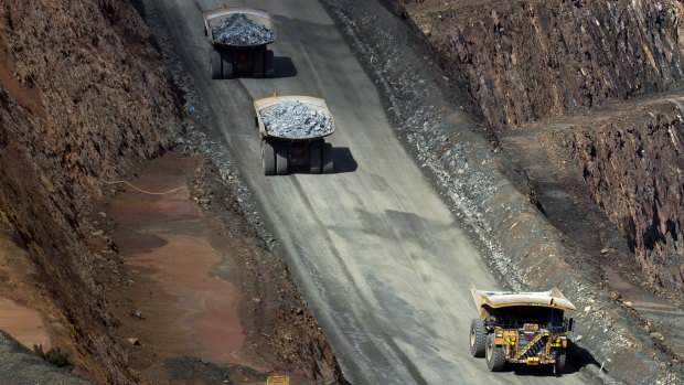 Rio Tinto said there isn't a pipeline of emerging mines.