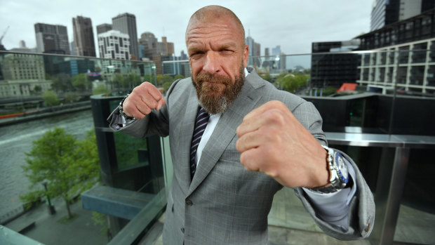 Triple H is a wrestling legend. He, and the WWE, are in town for a massive show at the MCG. 