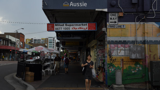 Shopping centre in Merrylands.