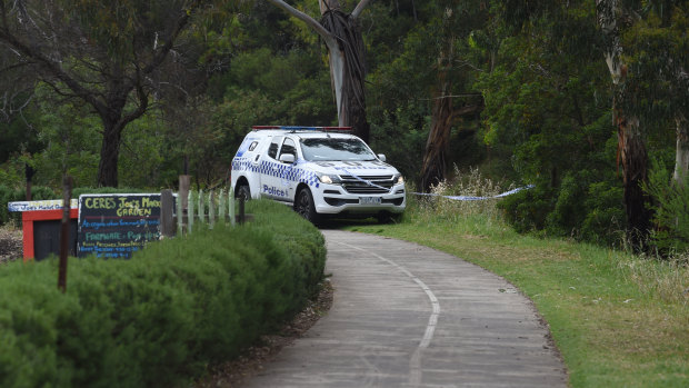 On Wednesday morning, police remained at the scene of an attack on a jogger on the Merri Creek trail in Coburg, which occurred on Tuesday night.