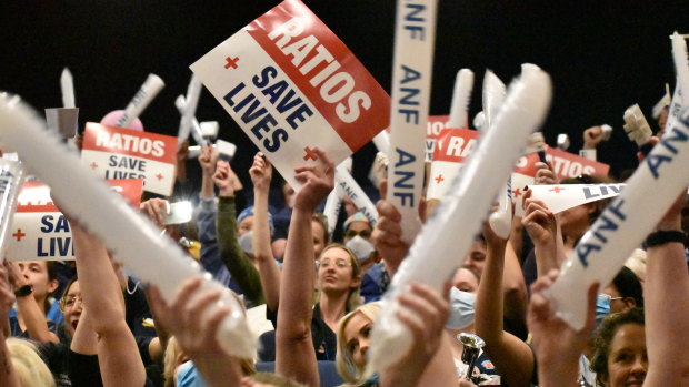 The Australian Nursing Federation voted to organise escalating industrial action last Wednesday.