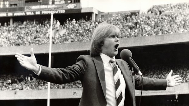 John Farnham at the 1979 grand final.