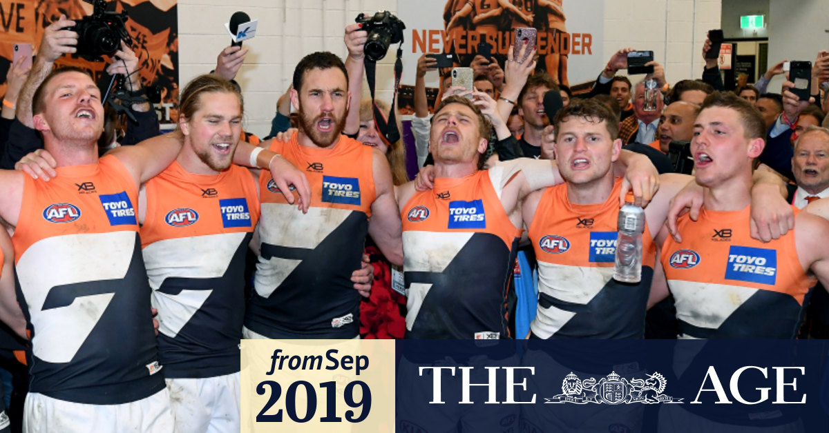 Afl Grand Final 2019 How Greater Western Sydney Giants Teenagers Became Men