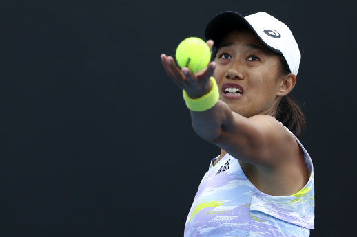 World No.25 Shuai Zhang is already in Australia.