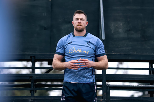 Jed Holloway at training in Argentina.