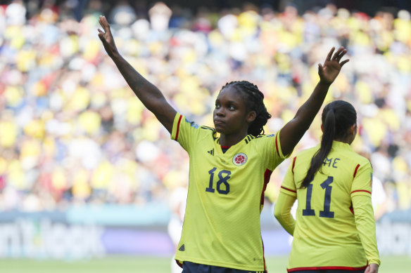 Colombian football star Linda Caicedo.