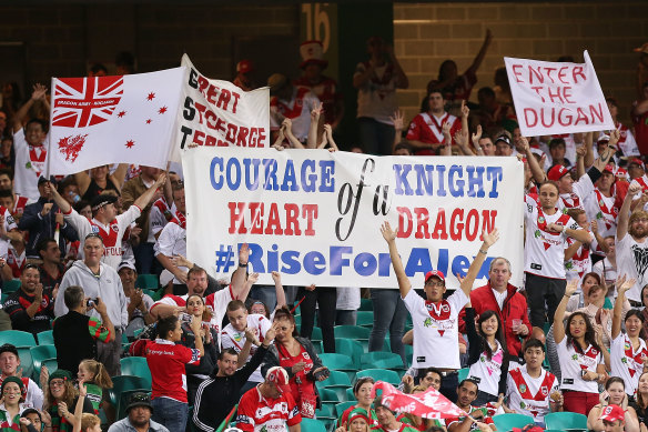 Fans rally around Alex McKinnon following his horror injury.