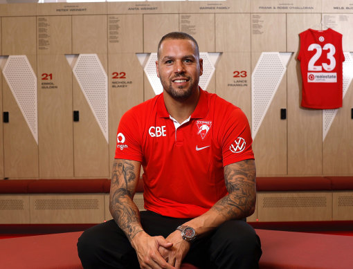 Lance Franklin is a private person with an enormous profile.