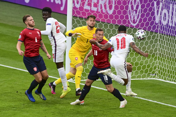 Sterling’s goal was just England’s second in their three group matches.