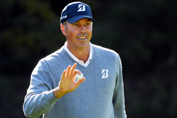 Matt Kuchar had a much more enjoyable first round at the tournament this year, after being heckled by fans last year.