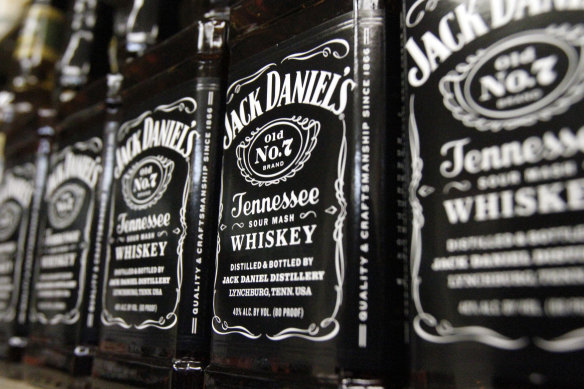 Jack Daniel’s Tennessee Whiskey.