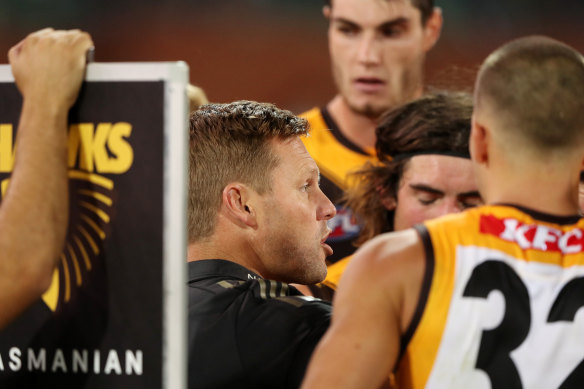 New Hawks coach Sam Mitchell has two wins from two matches.