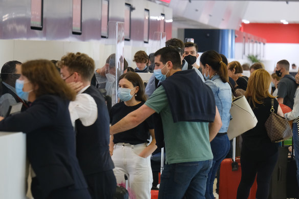 Melbourne Airport has seen its busiest period since before the pandemic began. 