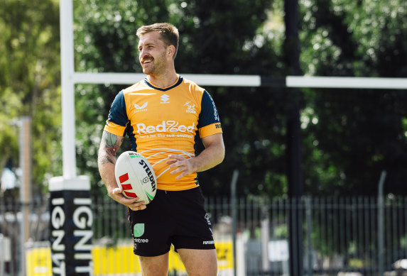 Cameron Munster at Thursday’s captain’s run at the NSWRL Sydney Olympic Park HQ.