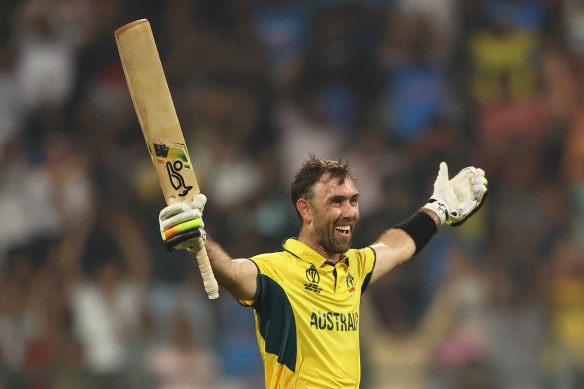 Glenn Maxwell scored a double century against Afghanistan during last year’s World Cup.