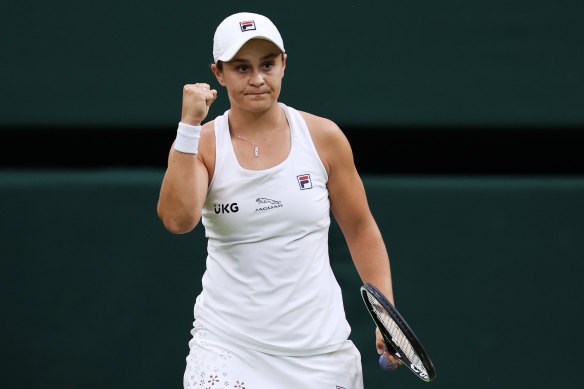 Ashleigh Barty has been in ominous form at Wimbledon.