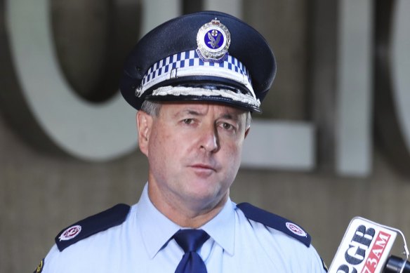 Assistant Commissioner Michael Willing at the Sydney Police Centre announces that Melissa Caddick’s remains had been found.