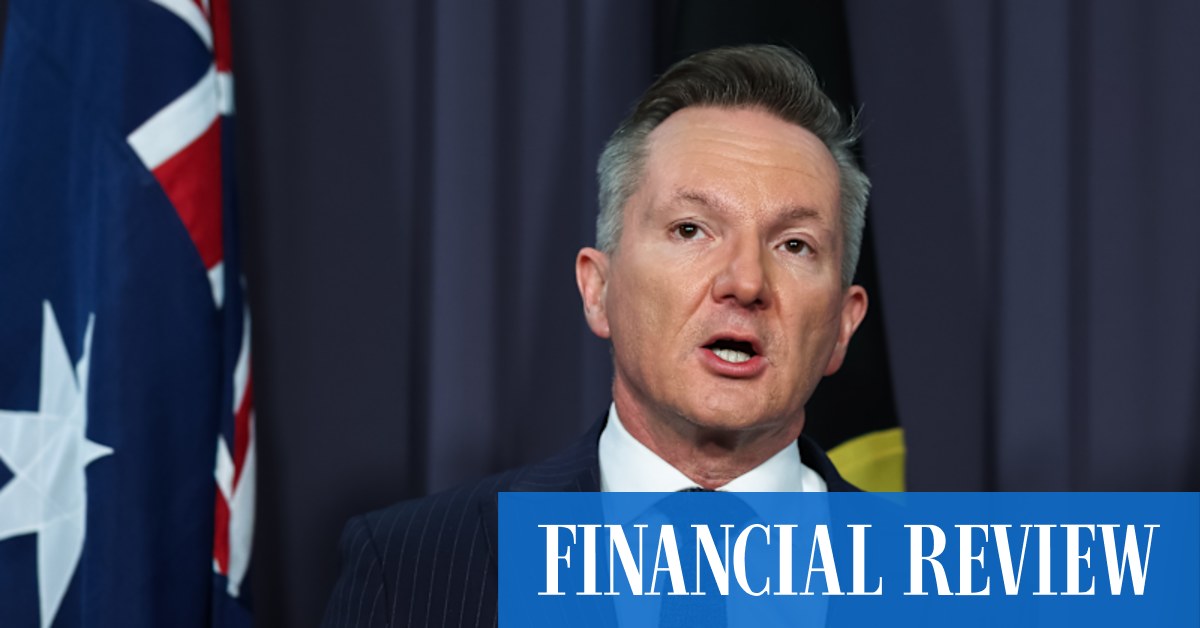 Energy Minister Chris Bowen will back a major new global pus