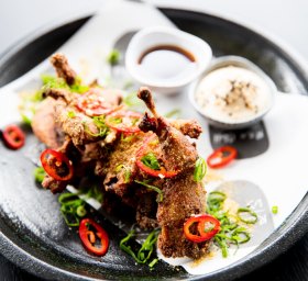 Salt and pepper quail.