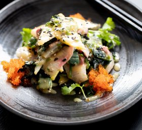 Kingfish crudo.