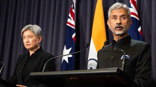 Minister for Foreign Affairs Penny Wong and India’s External Affairs Minister Subrahmanyam Jaishankar.