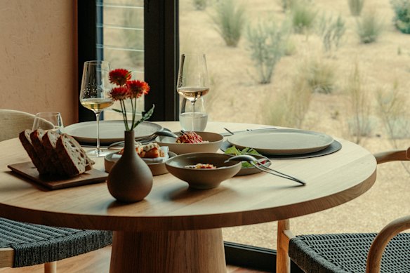 Farm-to-table dining at Barragunda.